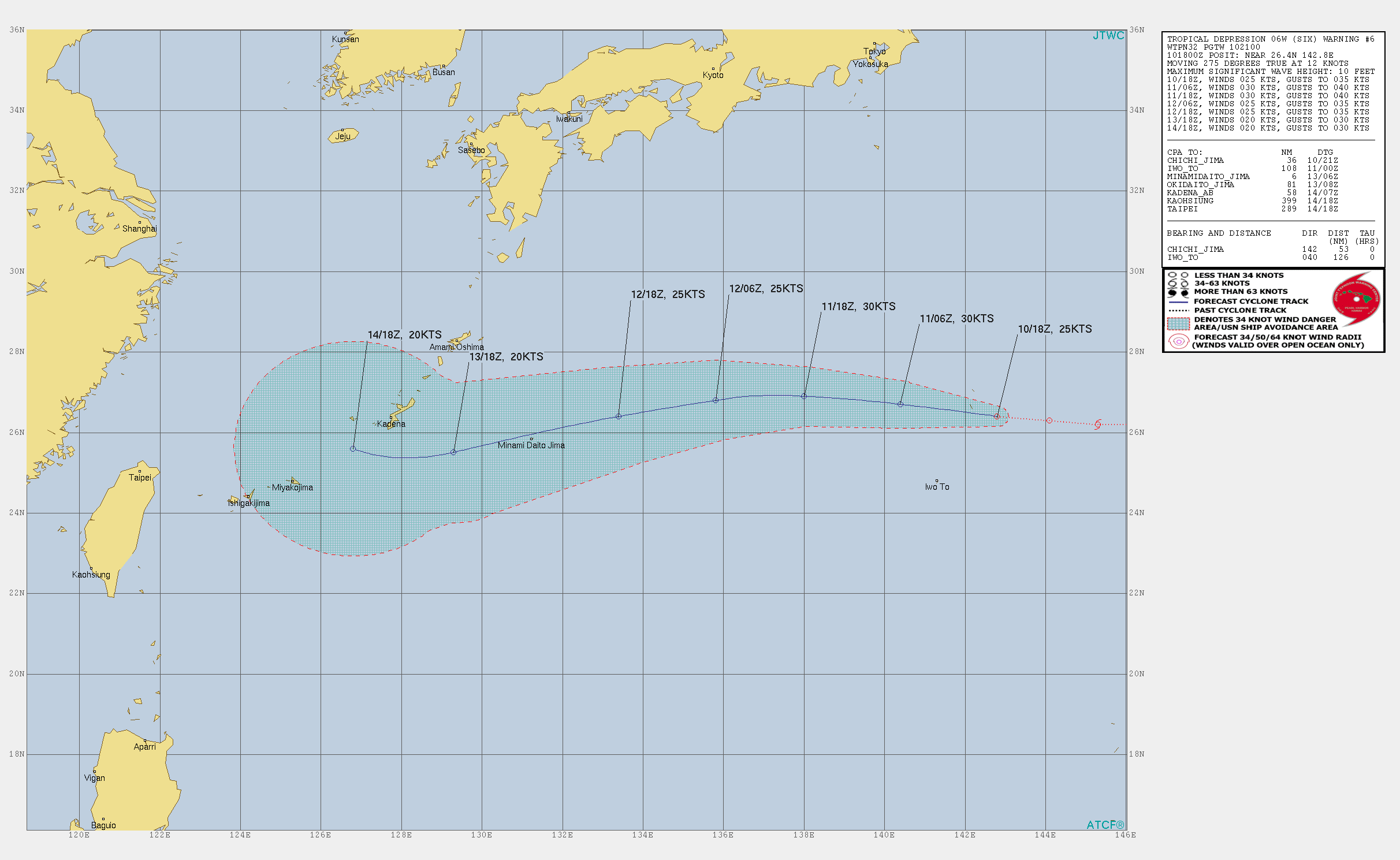 天氣圖。（圖／翻攝JTWC）