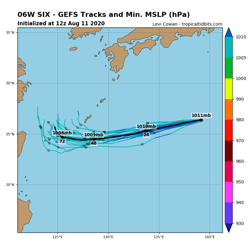 天氣圖。（圖／翻攝tropicaltidbits）