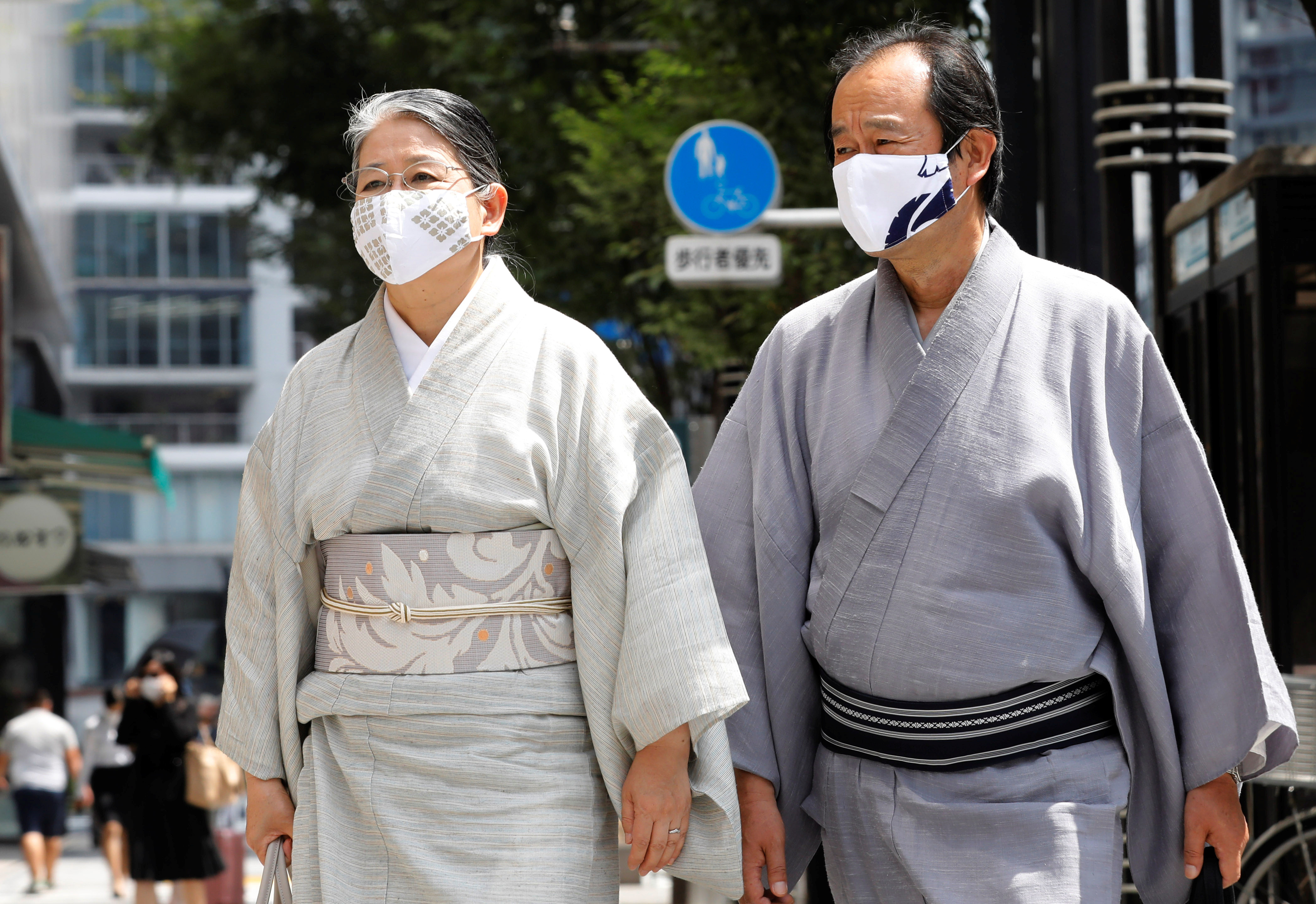 ▲▼東京8月高溫已奪79命，逾70歲者占約80%。（圖／路透）