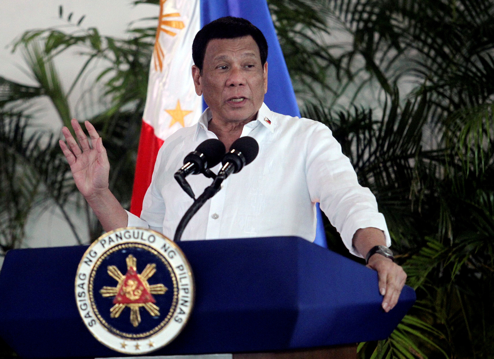 ▲▼菲律賓總統杜特蒂（Rodrigo Duterte）。（圖／路透）