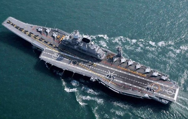 ▲印度超日王號航空母艦（INS Vikramaditya）。（圖／翻攝自Indian Navy）