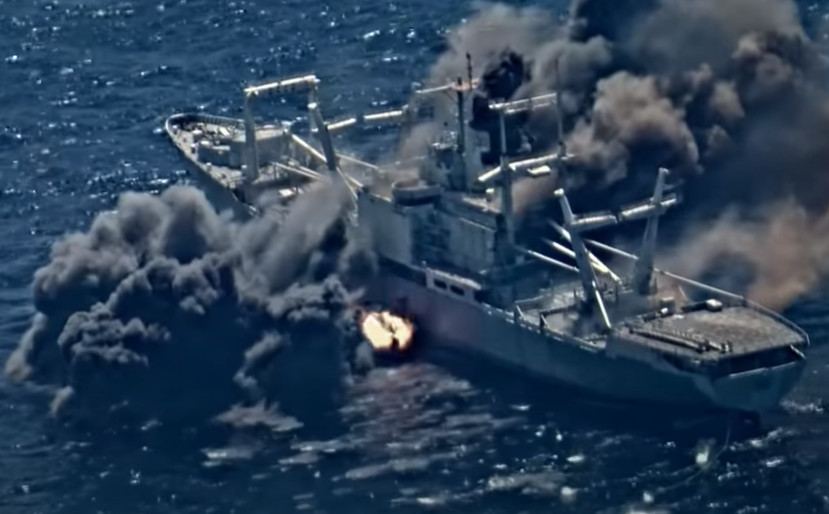 ▲▼美國海軍公布2020環太平洋軍演「沉船演習」。（圖／翻攝自YouTube／The War Zone）