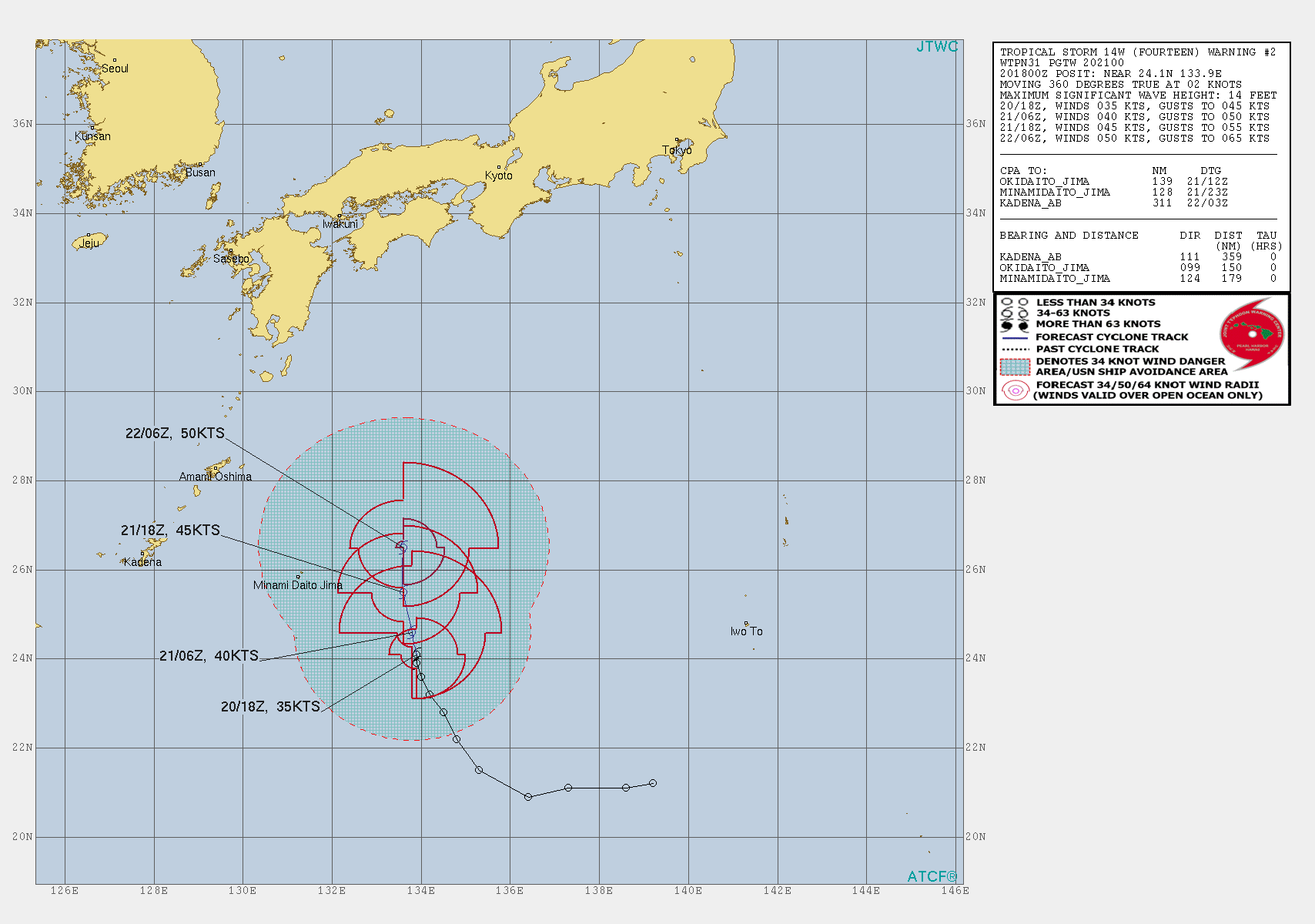 天氣圖。（圖／翻攝JTWC）