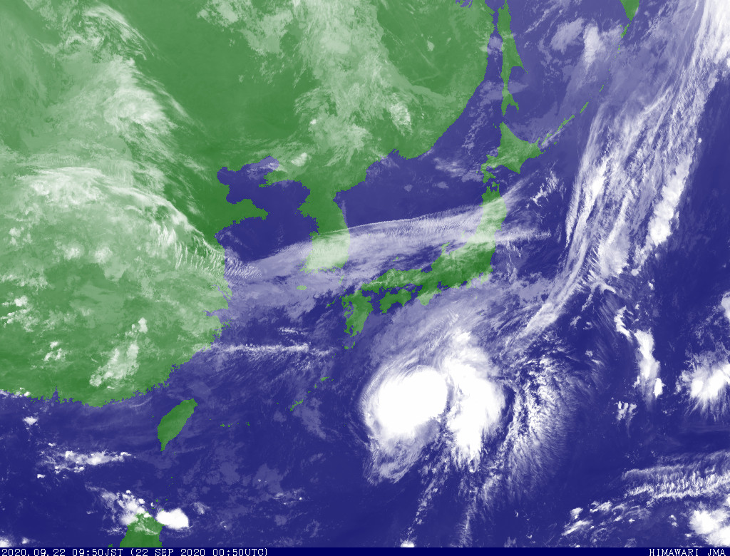 天氣圖。（圖／翻攝日本氣象廳）