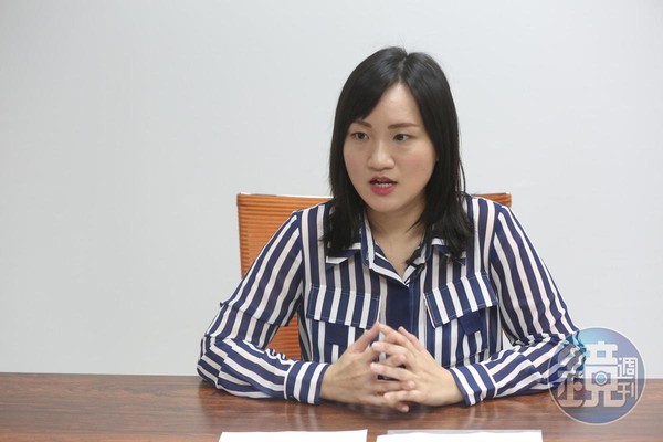 民進黨發言人謝佩芬（圖）接受本刊訪問，描述她遭陳姓痴男跟蹤騷擾的始末。