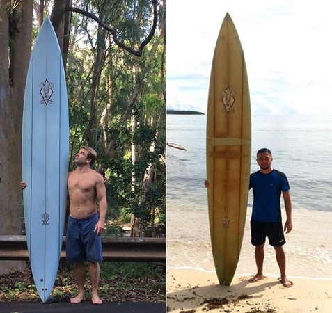 ▲夏威夷衝浪板漂流到菲律賓。（圖／翻攝自Facebook／Doug Falter Photography）