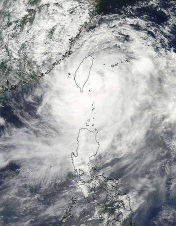 ▲▼莫拉克颱風衛星圖像。（圖／翻攝自NASA官網）