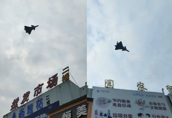 ▲解放軍殲-20現身衢州。（圖／翻攝自新浪軍事微博）