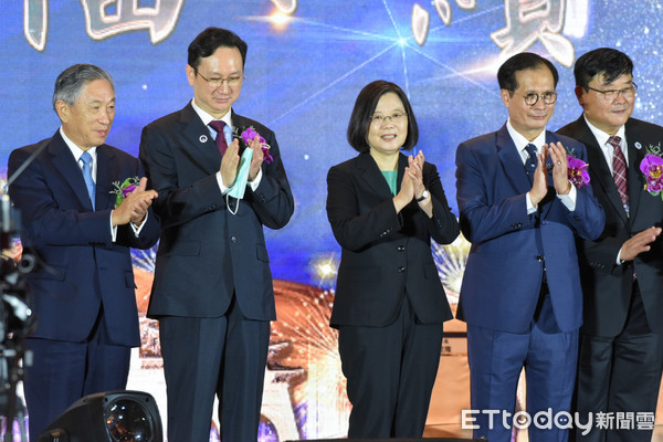 ▲總統蔡英文出席世界台灣商會聯合總會年會。（圖／記者林敬旻攝）