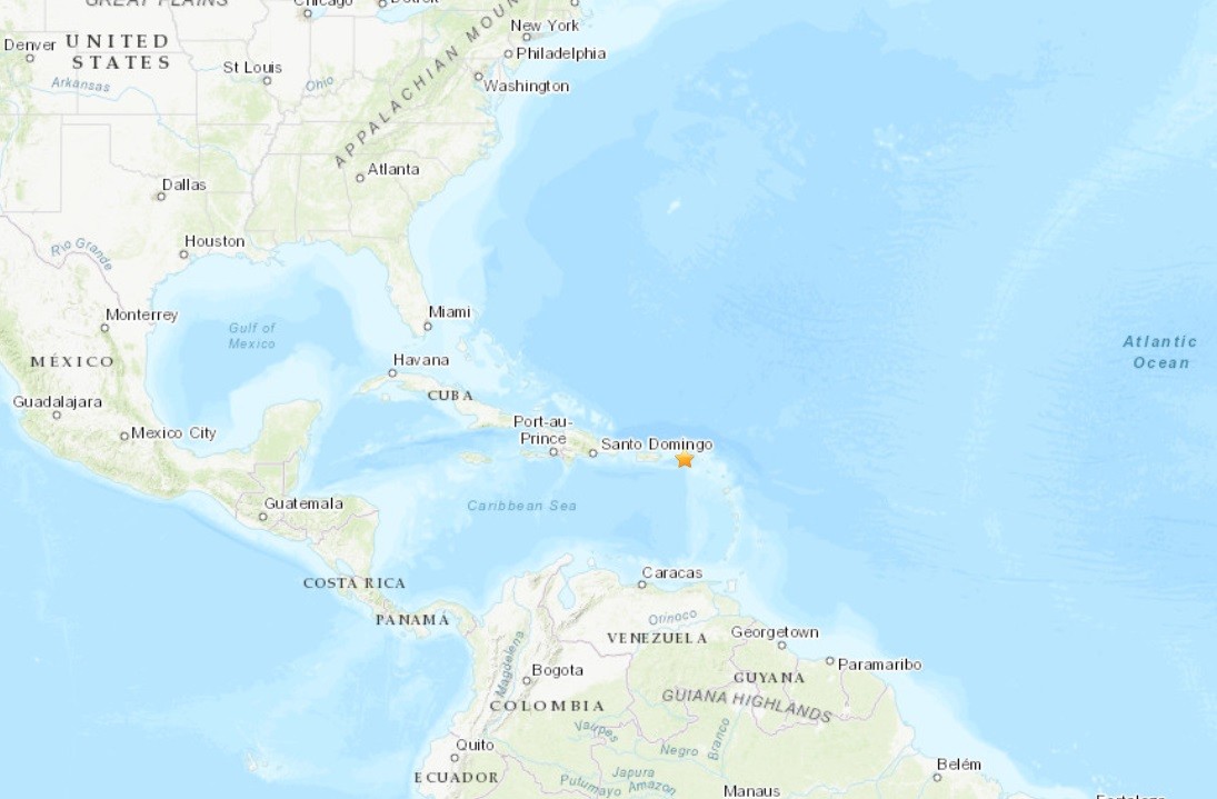▲▼加勒比海地震。（圖／翻攝自「USGS」）