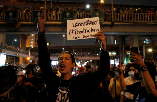 ▲▼泰國示威。（圖／路透）