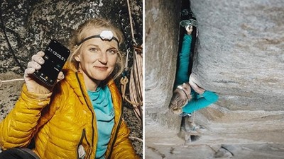 不靠工具！34歲女徒手爬900m高魔王級「酋長岩」　撞破頭也不怕21hr通關