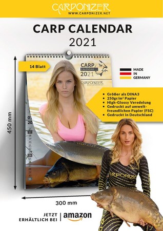 ▲2021版「魚美人月曆」。祝福你變成那條魚   。(圖／Carponizer)