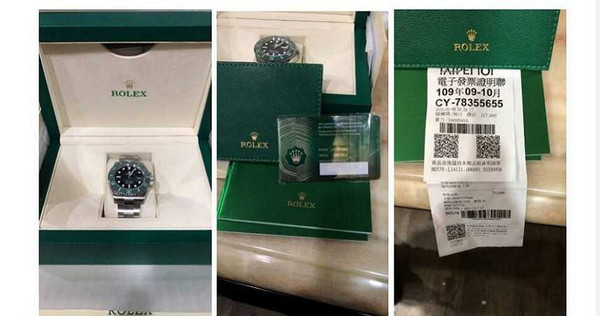 高雄市當鋪同業公會最近收到訊息，表示有錶販收到以假亂真的新版綠水鬼，提醒同業小心收當。（圖／翻攝畫面）
