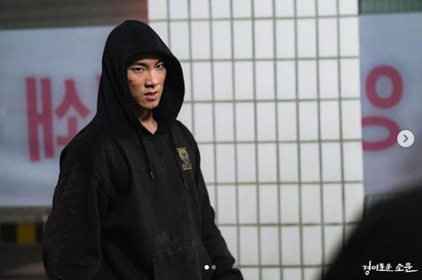 ▲《驅魔麵館》惡鬼阿臣私下超反差! 當過李敏鎬護衛還演過防彈MV。(圖/翻攝自Instagram)