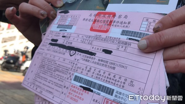 ▲高雄女2分內遭開4張罰單 。(圖/記者洪靖宜攝)