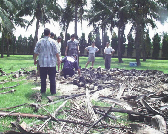警方在洪若潭家中展開大規模搜索,卻未能找到3名子女的遺體。