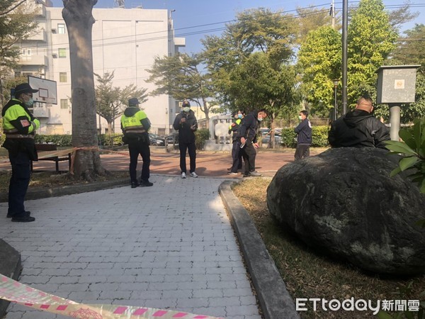 ▲▼台中北屯區某公園火警女焦屍。（圖／民眾提供）