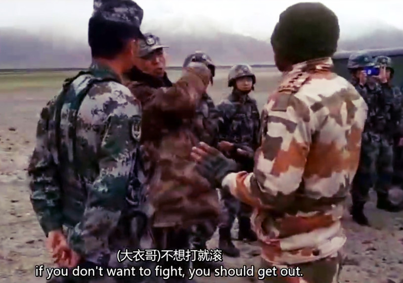 ▲中國宣布中印加勒萬河谷肉搏戰解放軍4死。（圖／翻攝自微博）