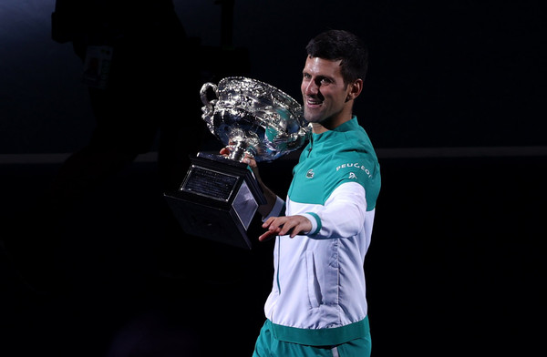 ▲▼2021澳網男單冠軍，球王喬科維奇（Novak Djokovic）             。（圖／路透）