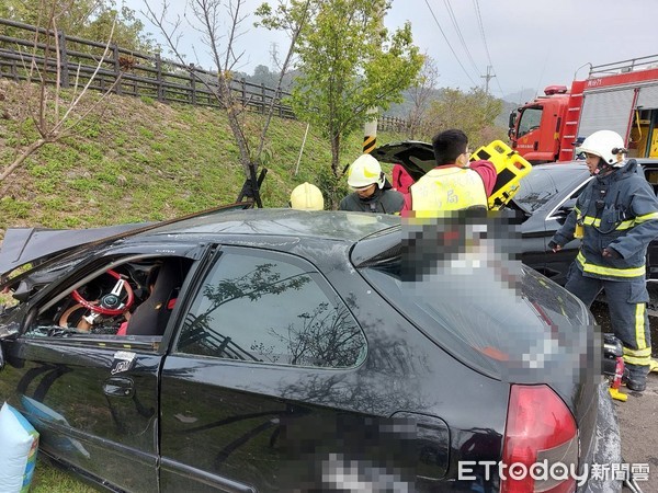 ▲▼苗栗三灣車禍。（圖／記者黃孟珍翻攝）