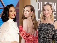 ▲金球獎,瑪格羅比（Margot Robbie）,亞曼達塞佛瑞（Amanda Seyfried）,蓋兒加朵（Gal Gadot）。（圖／翻攝自Golden Globe Awards推特、CFP）