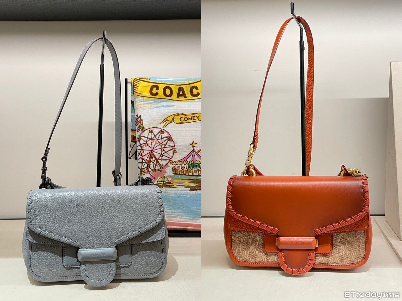 ▲COACH春季新品 。（圖／記者王則絲攝）