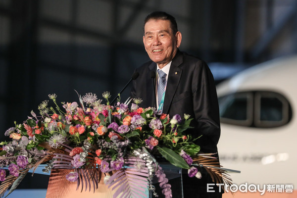 ▲台灣虎航A320neo新機發表會，華航董事長謝世謙致詞。（圖／記者林敬旻攝）