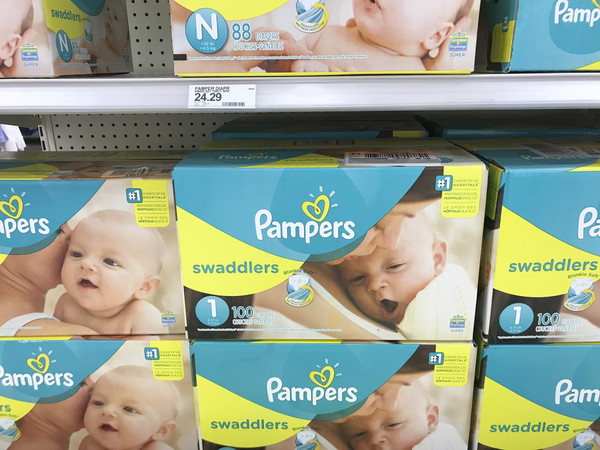 ▲▼幫寶適（Pampers）,寶僑（P&G）。（圖／達志影像／美聯社）