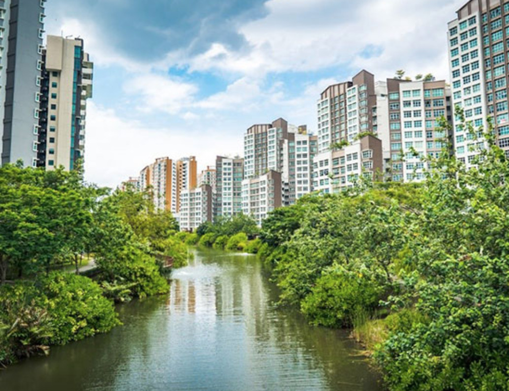 ▲▼「組屋」就是新加坡的公共住宅，遍布全島各地，由一棟棟整齊一致的高樓形成一個社區。（圖／翻攝自Housing &amp; Development Board）
