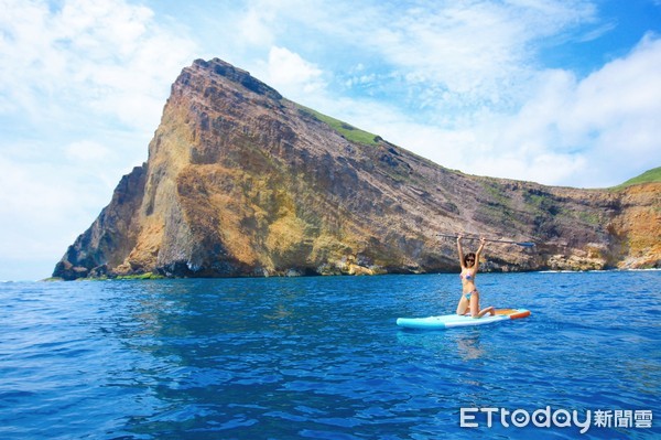 ▲▼搭豪華帆船玩龜山島,龜山島牛奶海,龜山島划SUP。（圖／記者蔡玟君攝）