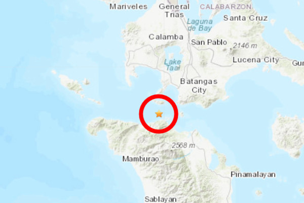 ▲▼ 菲律賓發生規模5.8地震。（圖／翻攝自USGS）