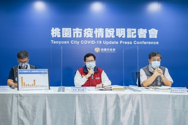 ▲本土疫情延燒,部桃新屋分院移做專責醫院。 ▲本土疫情延燒,部桃新屋分院移做專責醫院。