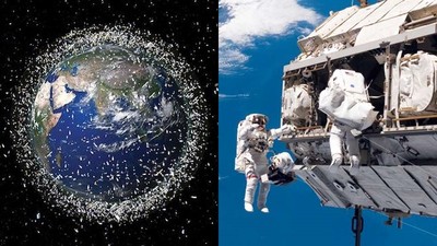 地球外圍垃圾多到「撞破太空站」！太空人生命受威脅：漂流垃圾時速達2.8萬km
