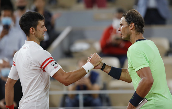 ▲▼    法網男單4強戰，「紅土之王」納達爾（Rafael Nadal）敗給喬科維奇（Novak Djokovic）         。（圖／路透）