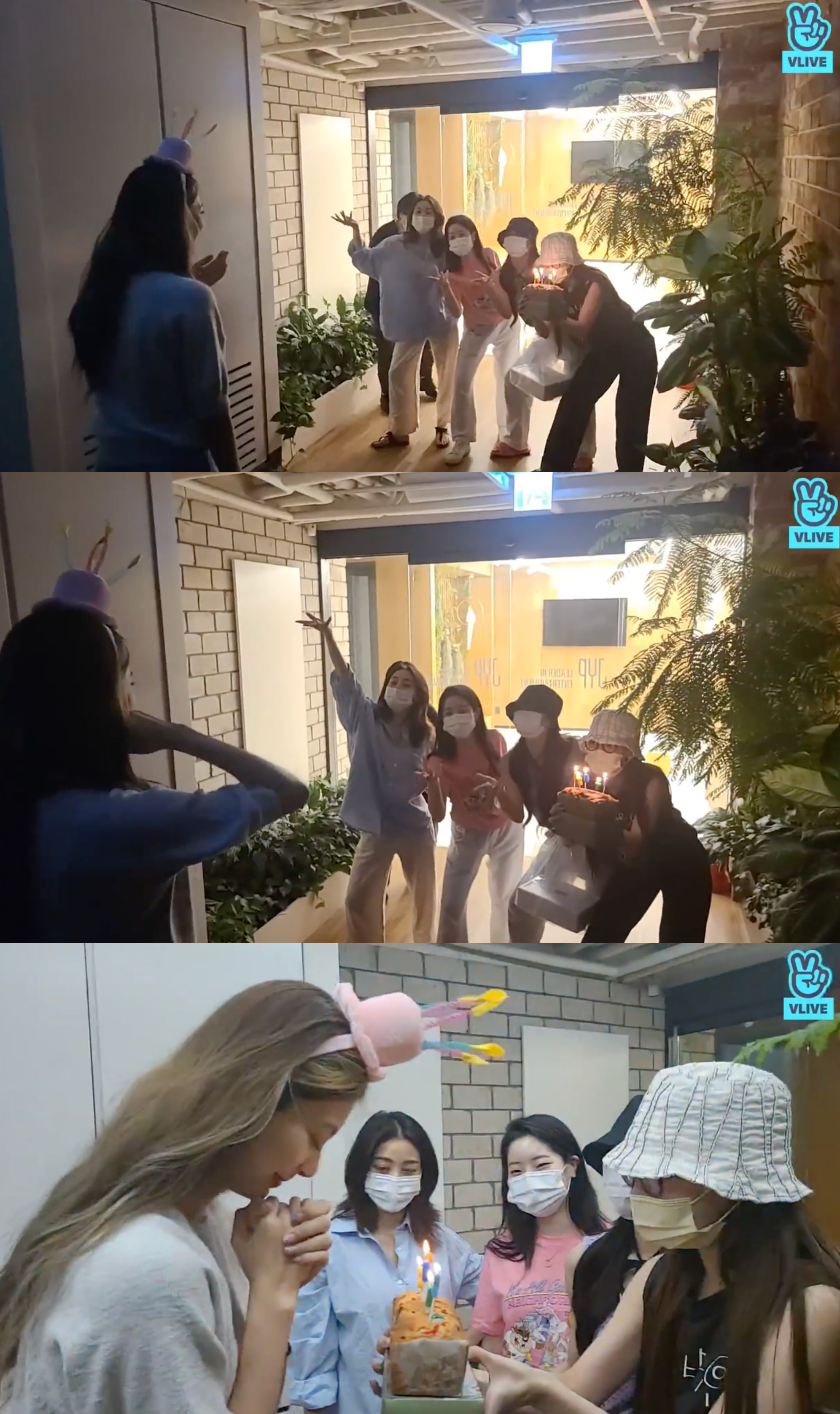 ▲子瑜直播到一半工作人員說要停電了。（圖／翻攝自TWICE VLIVE）