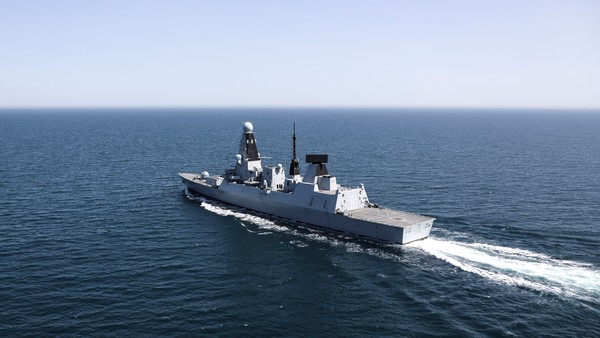 ▲▼「防衛者號」（HMS Defender）。（圖／翻攝自推特／@RoyalNavy）