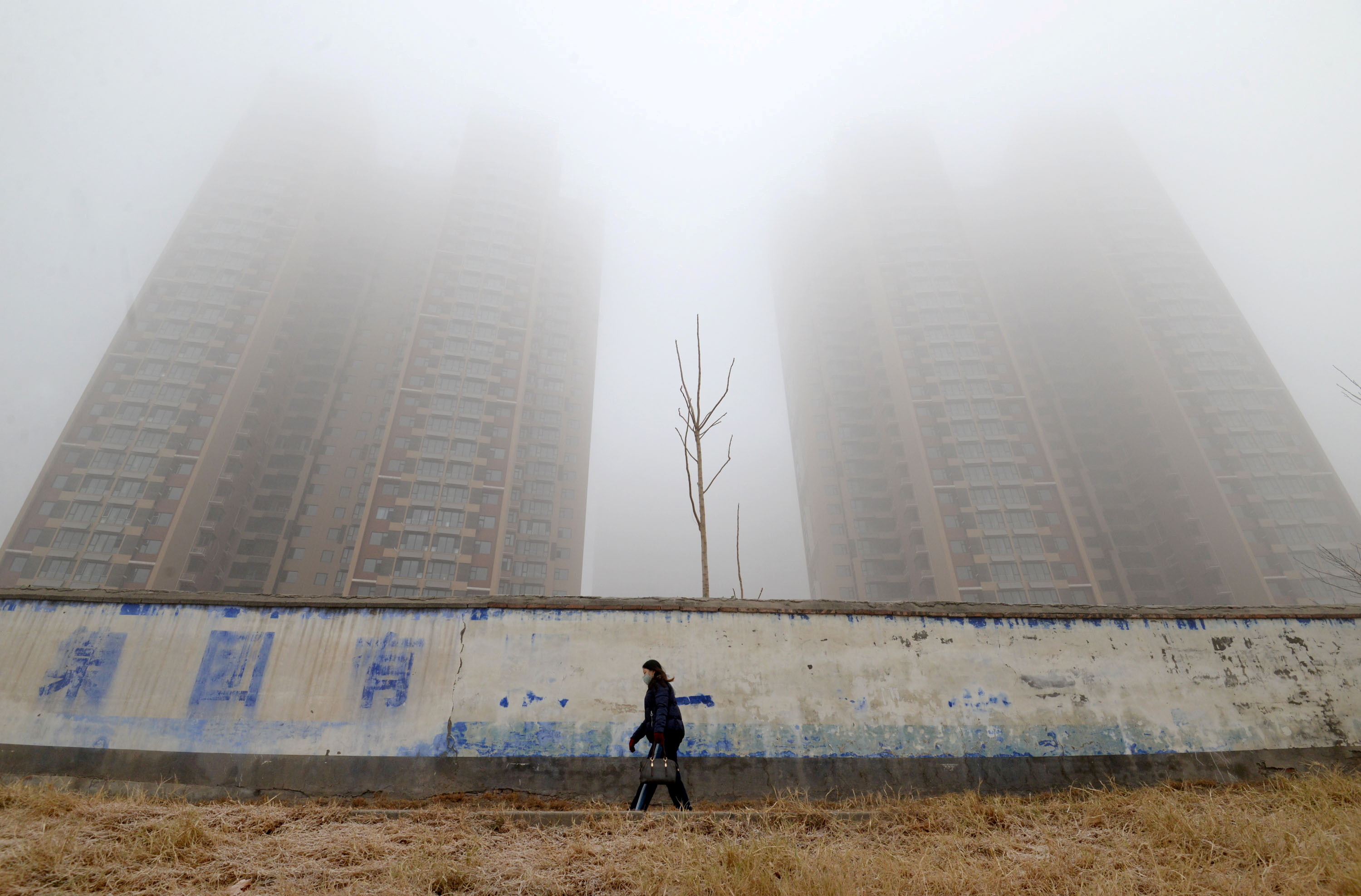 ▲▼ 中國河北省邯鄲市空氣汙染嚴重。（圖／路透）