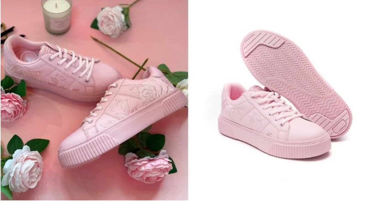 ▲玫瑰粉球鞋。（圖／美人圈）
