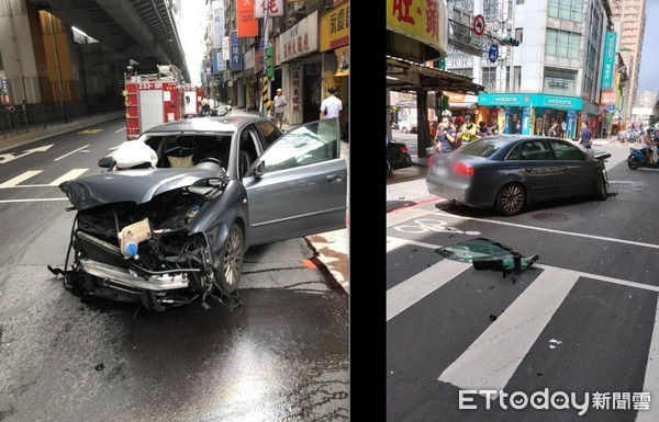 ▲▼車禍。（圖／記者陳雕文翻攝）