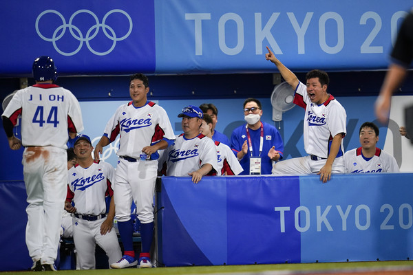 ▲東京奧運，棒球，韓國隊。（圖／達志影像／美聯社）