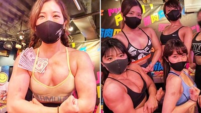 來杯高蛋白乳清吧！東京爆紅「筋肉女子」健身酒吧　可愛店員肌肉驚人