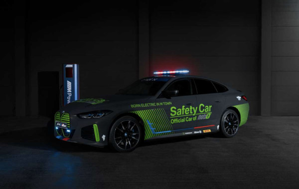 ▲BMW i4 M50成為品牌首款電動Safety car。（圖／翻攝自BMW）