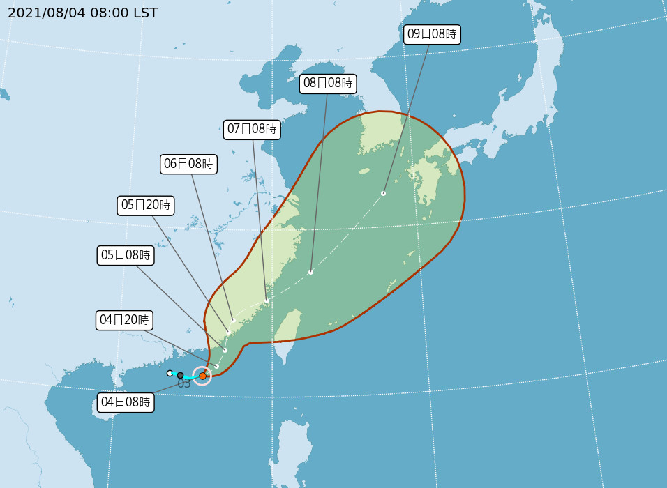 天氣圖。（圖／氣象局）