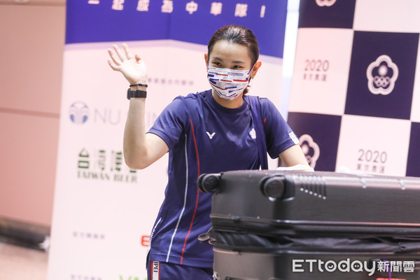 ▲中華隊奧運女子羽球銀牌戴資穎返台，受到民眾熱烈歡迎。（圖／記者林敬旻攝）
