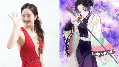 胡蝶忍也滑冰！花滑女神COS《鬼滅》蟲柱　神還原網全戀愛了