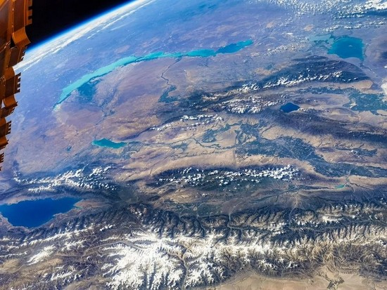 ▲大陸太空人從宇宙拍下地球上的美景。（圖／翻攝中國載人航天官方公眾號）