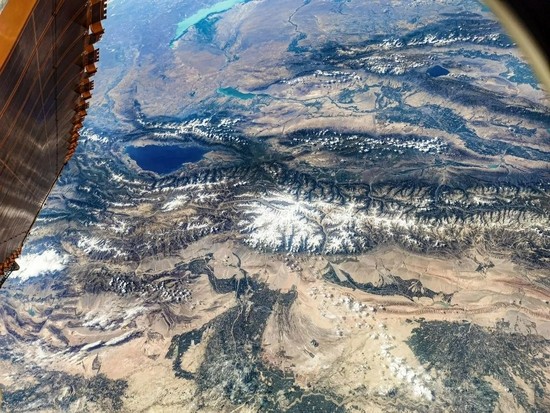 ▲大陸太空人從宇宙拍下地球上的美景。（圖／翻攝中國載人航天官方公眾號）