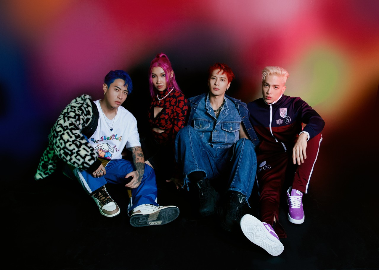 ▲▼王嘉爾、Karencici、ICE、J.Sheon共同組成的「PANTHEPACK熊貓團」推出首張專輯《The Pack》。(圖/TEAM WANG提供)