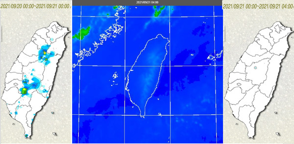 ▲▼衛星雲圖。（圖／翻攝中央氣象局）